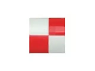 UltraCote, 1″ Squares, White/Red