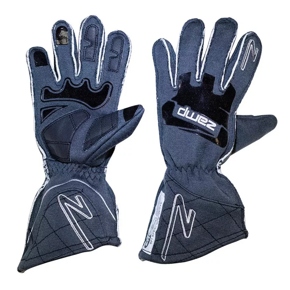 zamp - Gloves ZR-50 Grey Large Multi-Layer SFI3.3/5